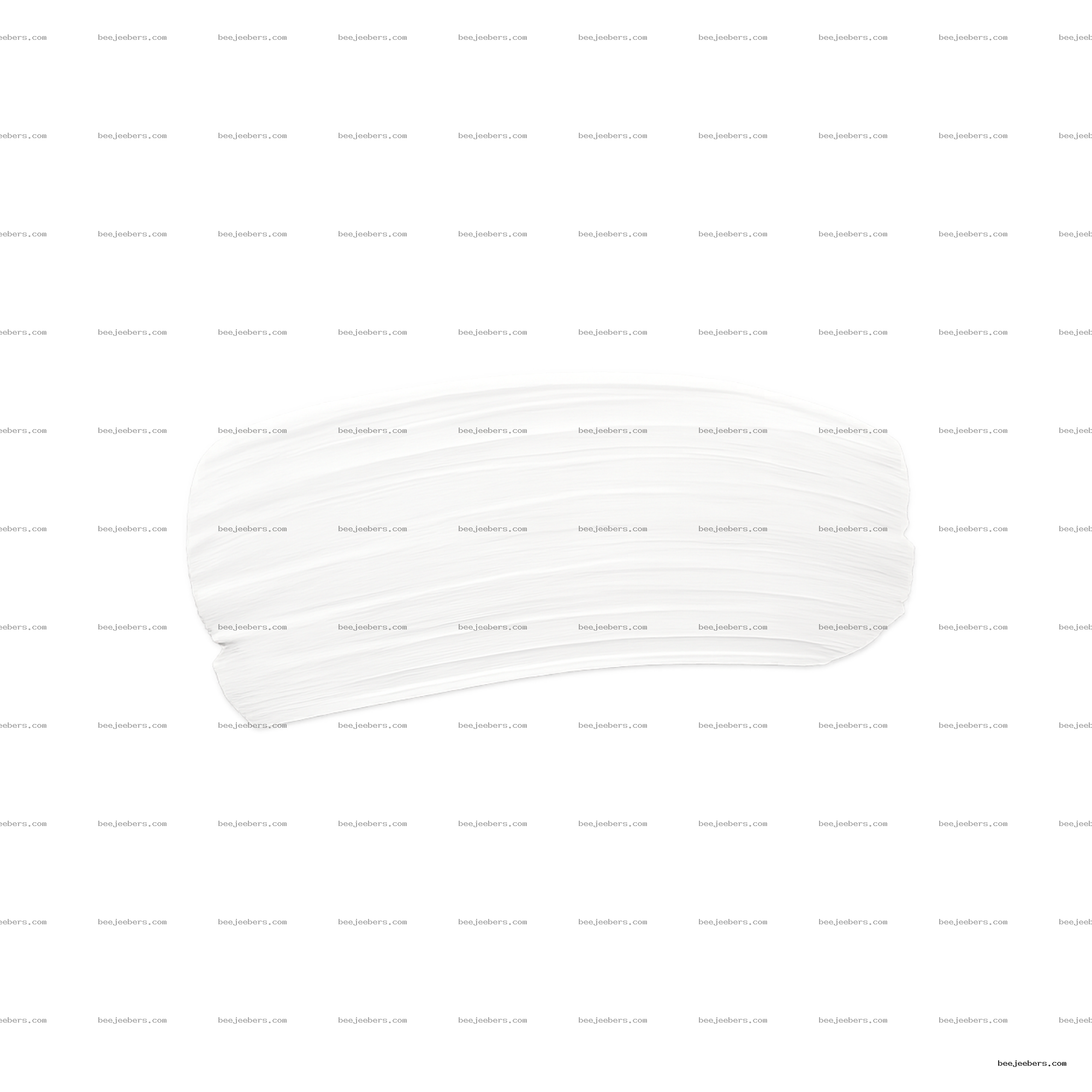 Clean white paint stroke with brush texture on transparent background PNG digital download