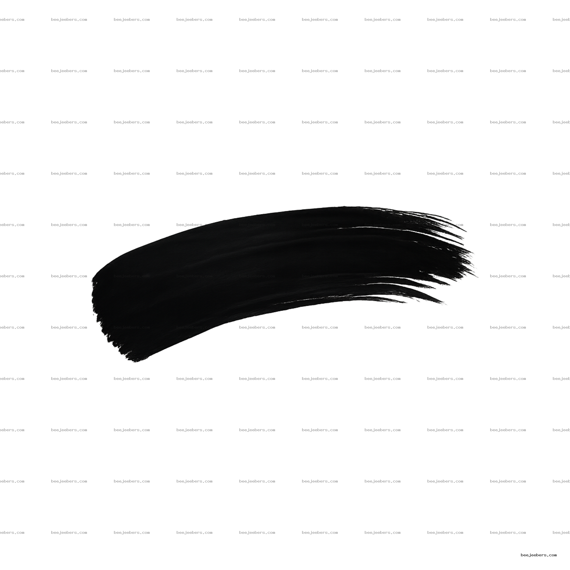 Black paint stroke brush stroke with transparent background digital design PNG