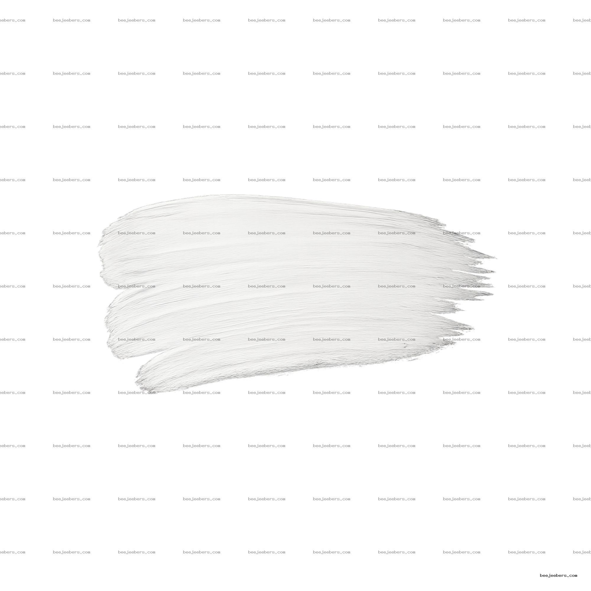 White paint brush stroke with transparent background digital PNG