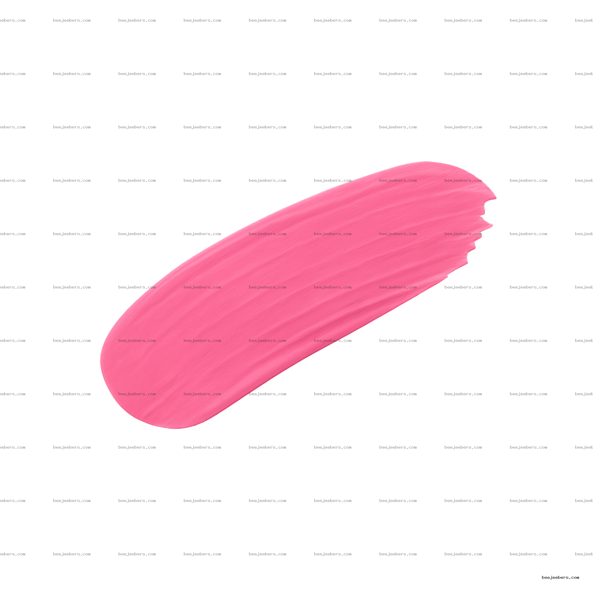 Pink paint brush stroke with smooth texture on transparent background