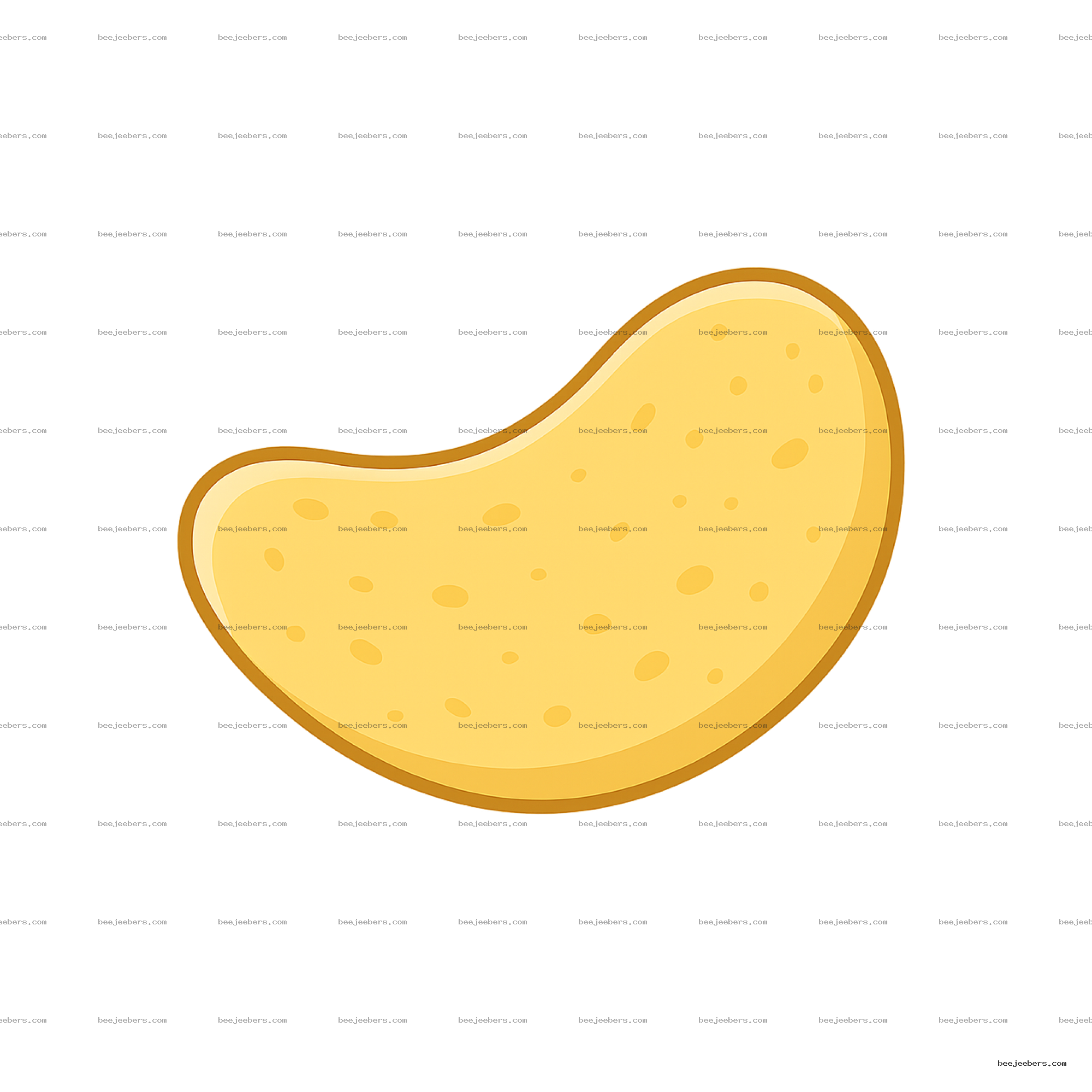 Clean vector illustration of a single potato chip with subtle texture on transparent background
