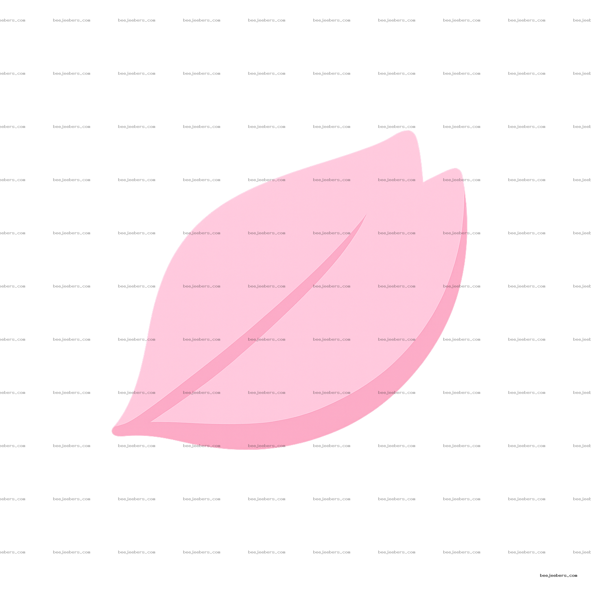 Clean vector digital sakura cherry blossom petals in soft pink on transparent background